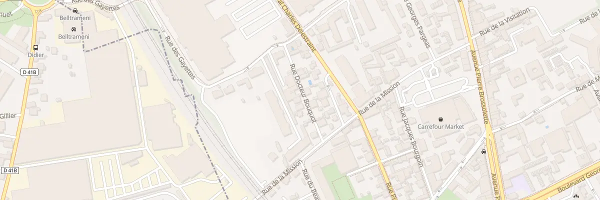 Plan du 7 Rue du Docteur Bouquot à Troyes