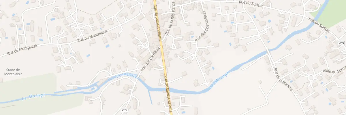 Plan du 35 Rue de Saint-Anthème à Montbrison