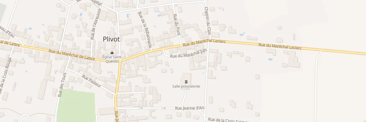 Plan du 8 Rue du Maréchal Juin à Plivot