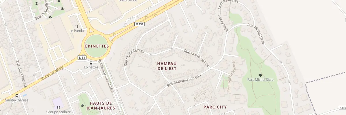 Plan du 38 Rue Marie Ognois à Reims