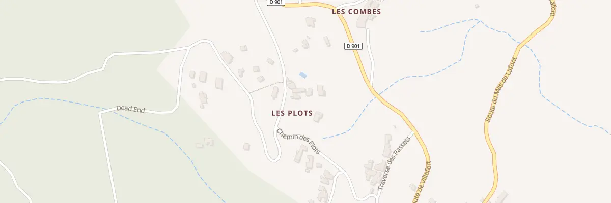 Plan du 151 Rte de Lachamp à Gravières