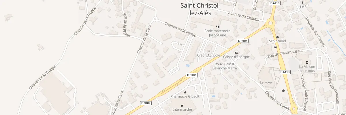 Plan du 109 Che de la Ferme à Saint-Christol-lez-Alès