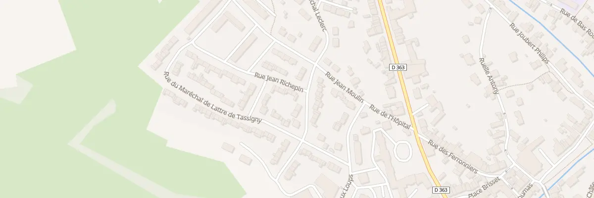 Plan du 1 Rue Jean Richepin à Hirson
