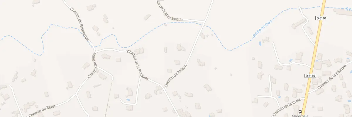 Plan du 6403 Che de l’Alzon à Saint-Christol-lez-Alès