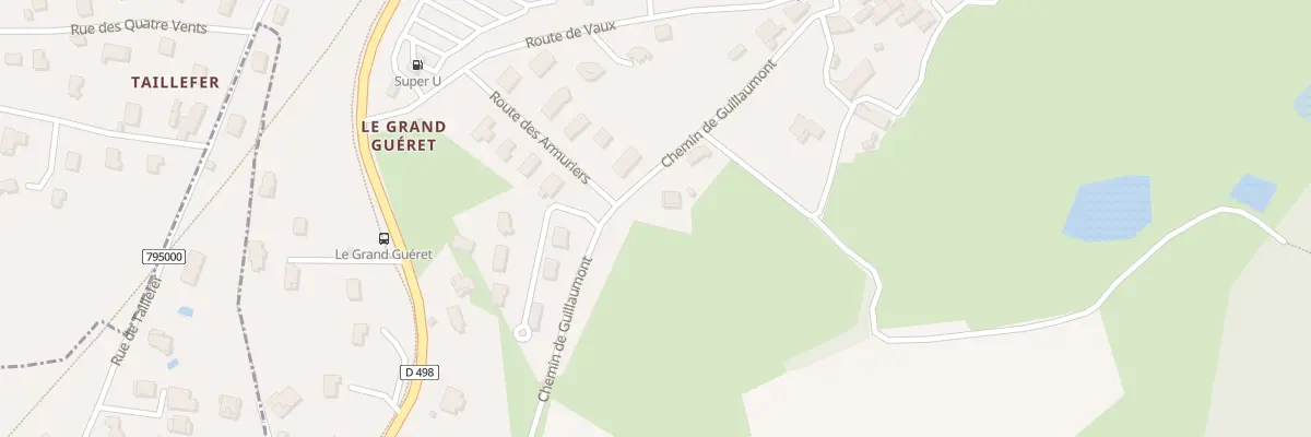 Plan du 4 Che de Guillaumont à La Tourette