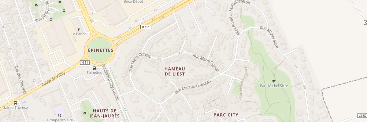 Plan du 40 Rue Marie Ognois à Reims