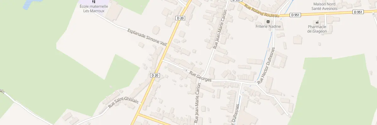 Plan du 15 Rue Georges à Glageon