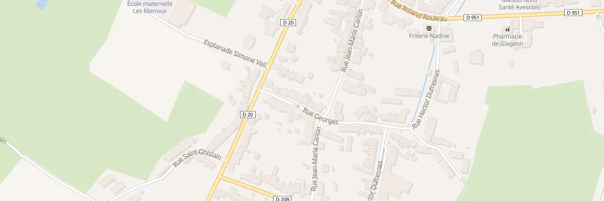 Plan du 17 Rue Georges à Glageon