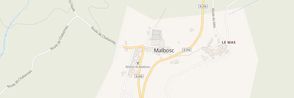 Plan du 5057 Malbosc à Malbosc