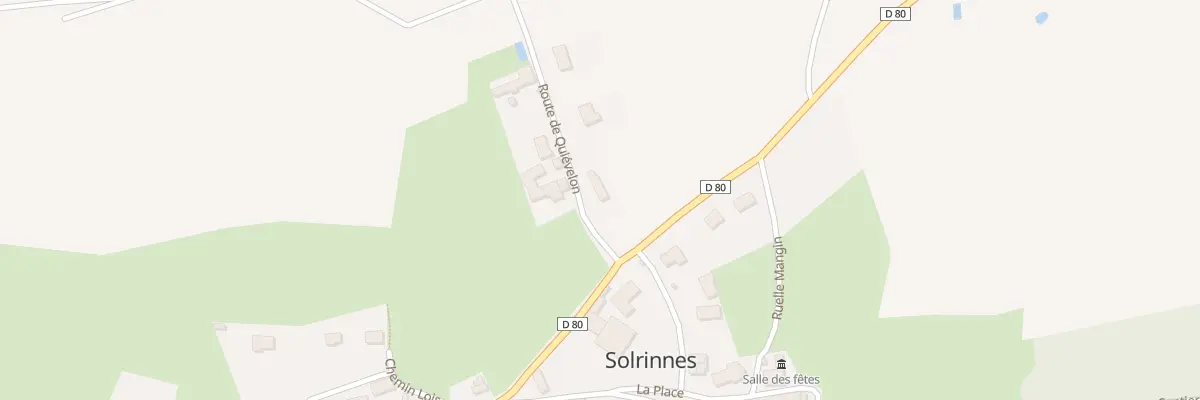 Plan du 4 Rte de Quiévelon à Solrinnes