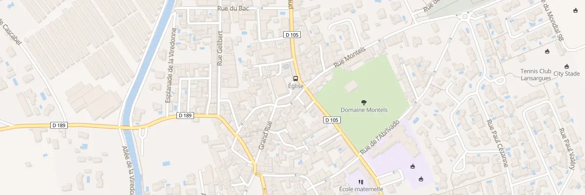 Plan du 36 Rue Montels à Lansargues