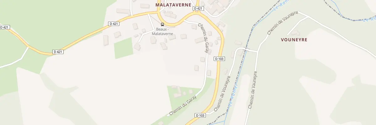 Plan du 5403 Malataverne à Beaux