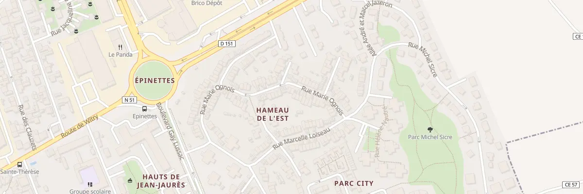 Plan du 42 Rue Marie Ognois à Reims