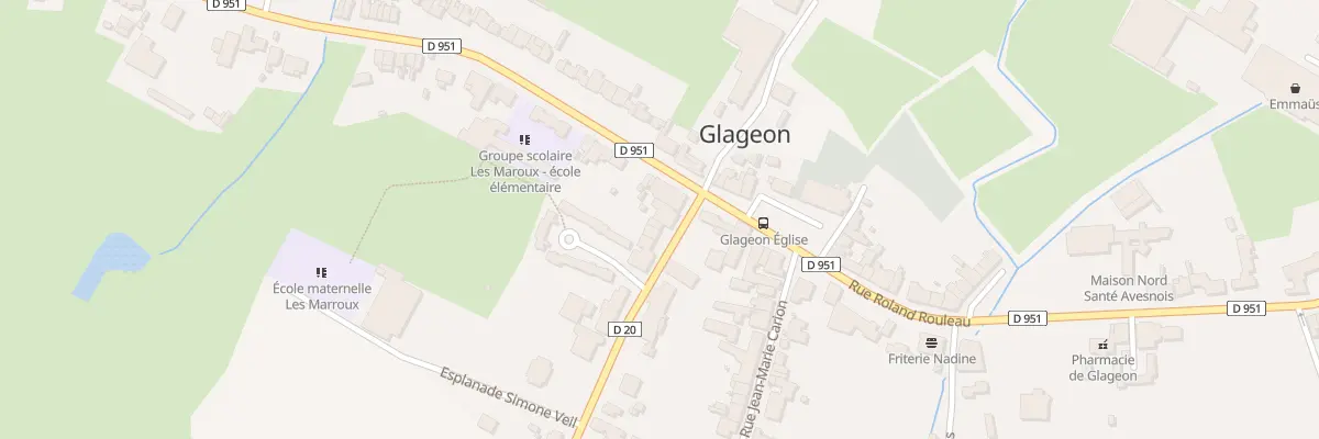 Plan du 5 Rue du Général de Gaulle à Glageon