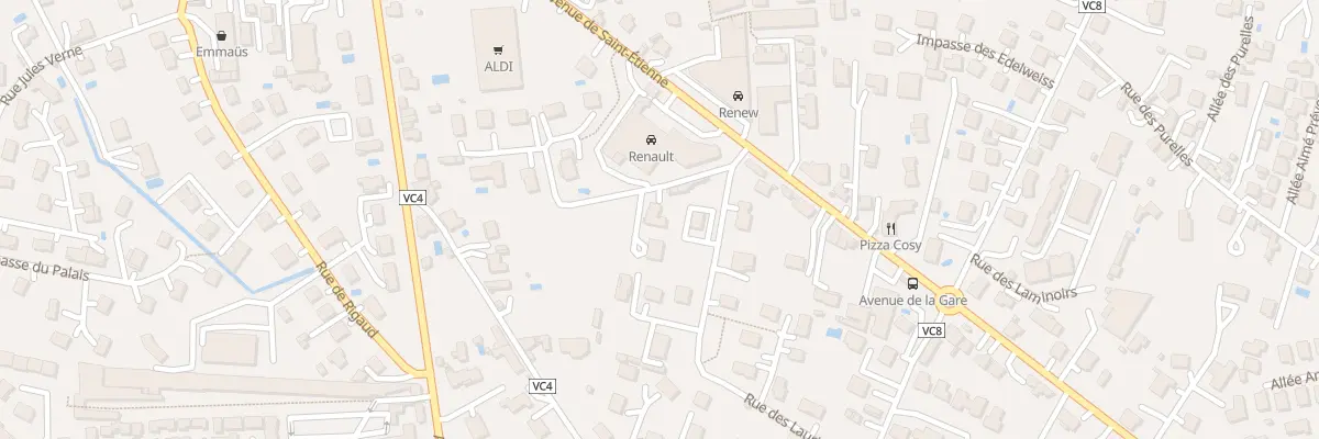 Plan du 3 Imp du Huit Mai à Montbrison