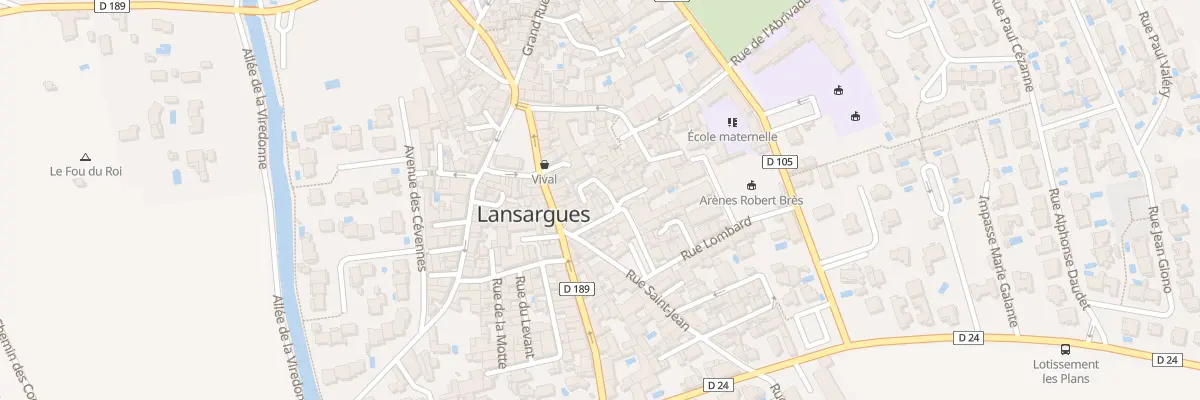 Plan du 8 Rue de l’Hospitalet à Lansargues