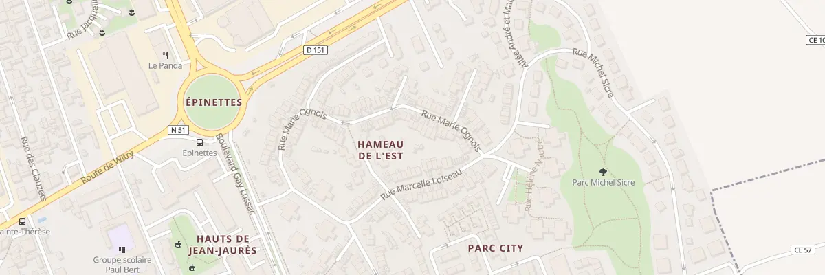 Plan du 46 Rue Marie Ognois à Reims