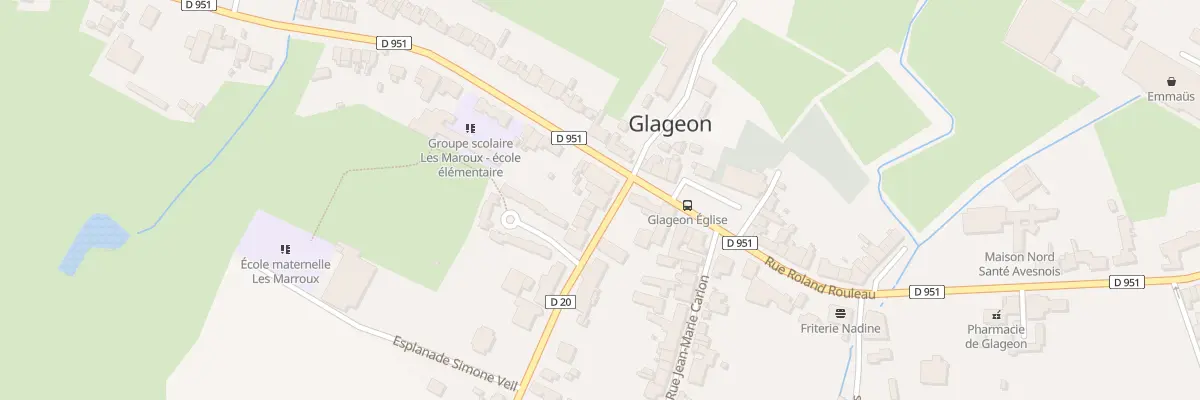 Plan du 3 Rue du Général de Gaulle à Glageon