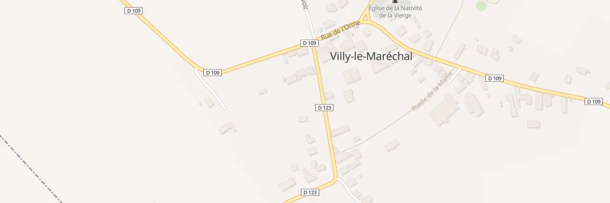 Plan du 8 Rue aux Courbes à Villy-le-Maréchal