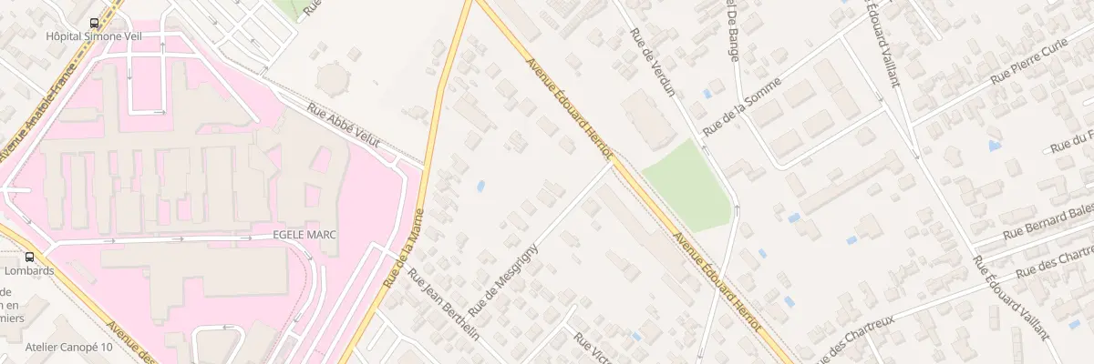 Plan du 8 Rue de Mesgrigny à Troyes