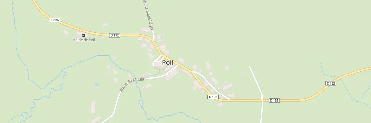 Plan du 14 Rte de Champrobert à Poil