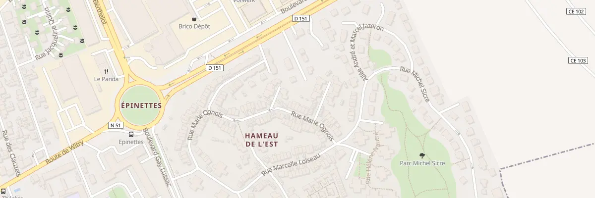 Plan du 53 Rue Marie Ognois à Reims