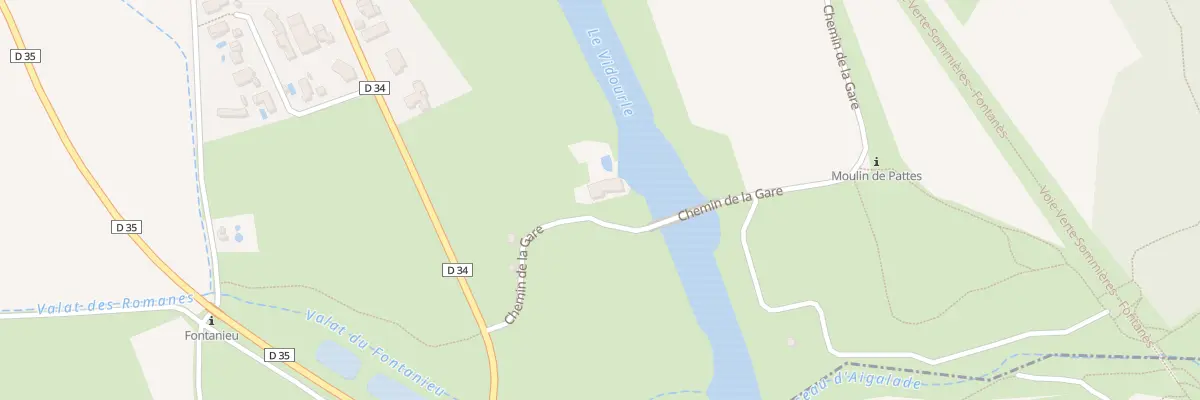 Plan du 5088 Che de la Gare à Salinelles