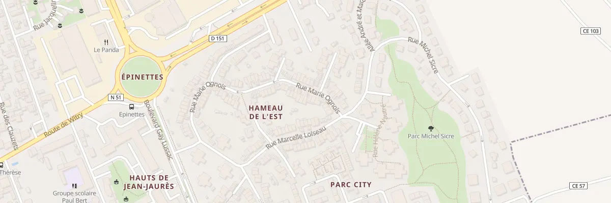 Plan du 54 Rue Marie Ognois à Reims