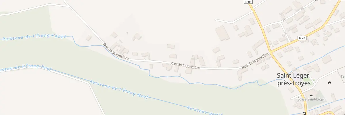 Plan du 16 Rue de la Joncière à Saint-Léger-près-Troyes
