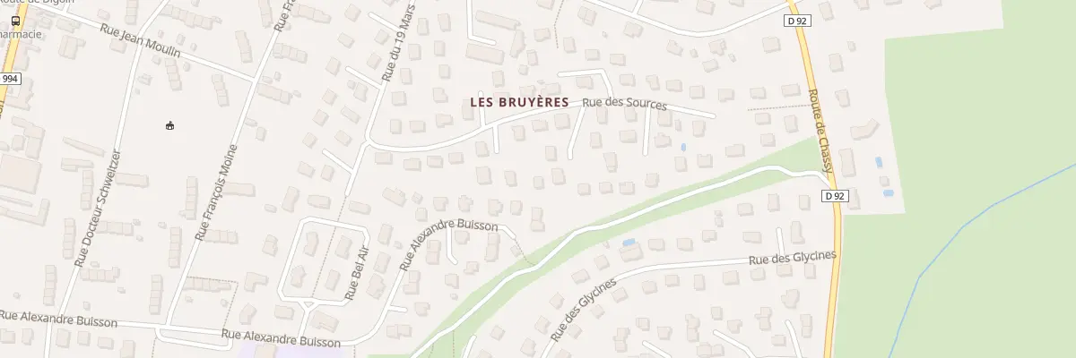Plan du 14 Rue des Sources à Gueugnon