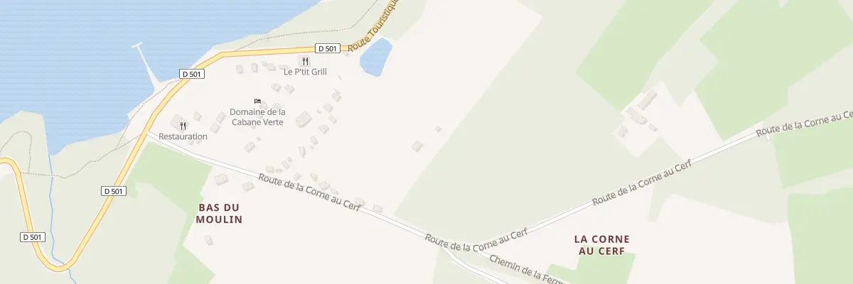 Plan du 80 Rte de la Corne au Cerf à Moux-en-Morvan