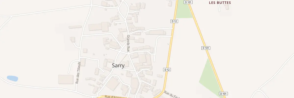 Plan du 37 Gr Grande Rue à Sarry