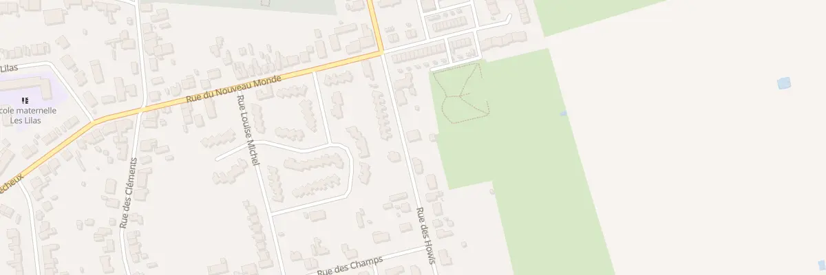 Plan du 61 Rue des Howis à Fourmies