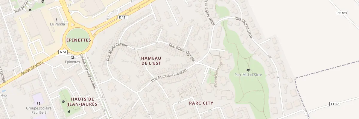 Plan du 60 Rue Marie Ognois à Reims