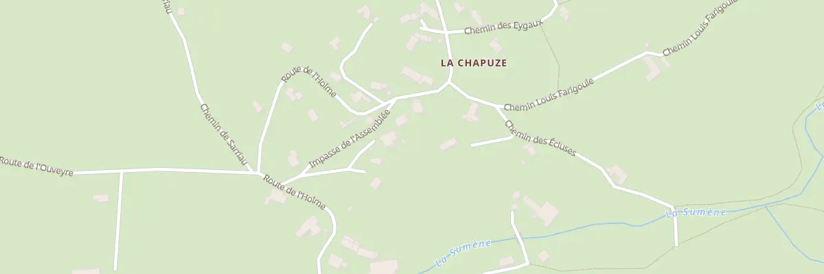 Plan du 5005 La Chapuze à La Chapelle-d’Aurec