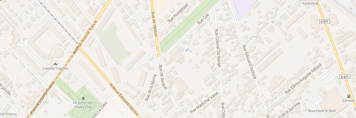 Plan du 19B Rue de Verdun à Troyes