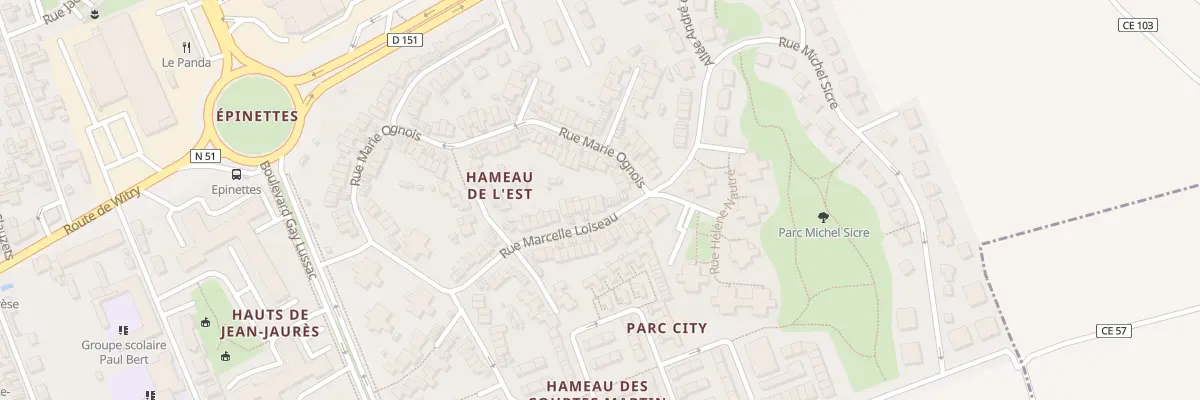Plan du 37 Rue Marcelle Loiseau à Reims