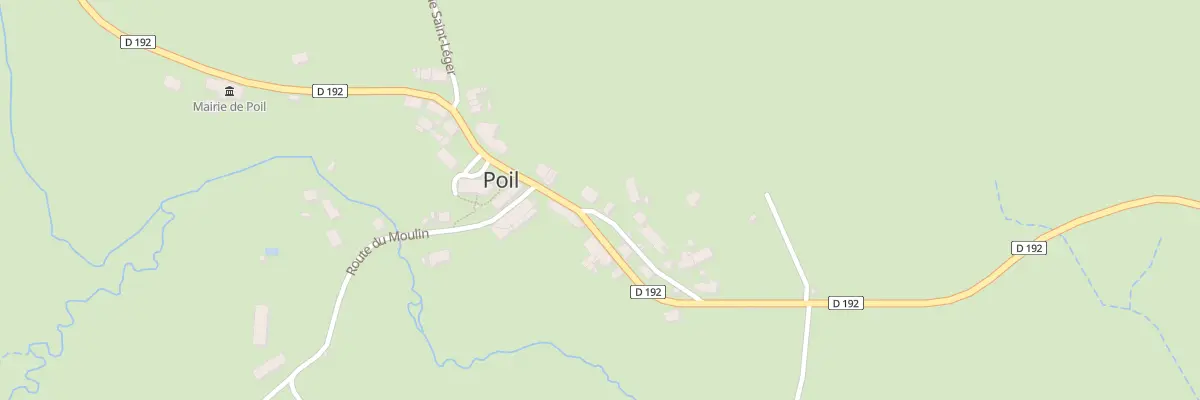 Plan du 12 Rte de Champrobert à Poil