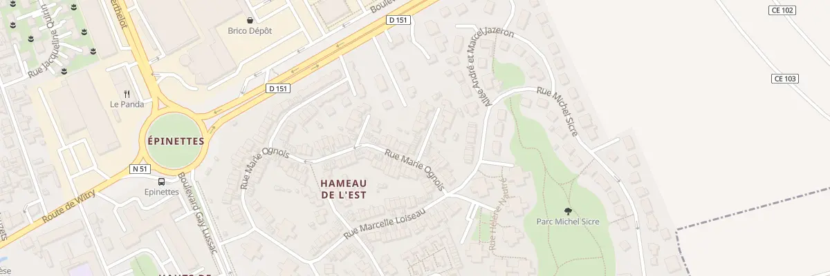 Plan du 61 Rue Marie Ognois à Reims