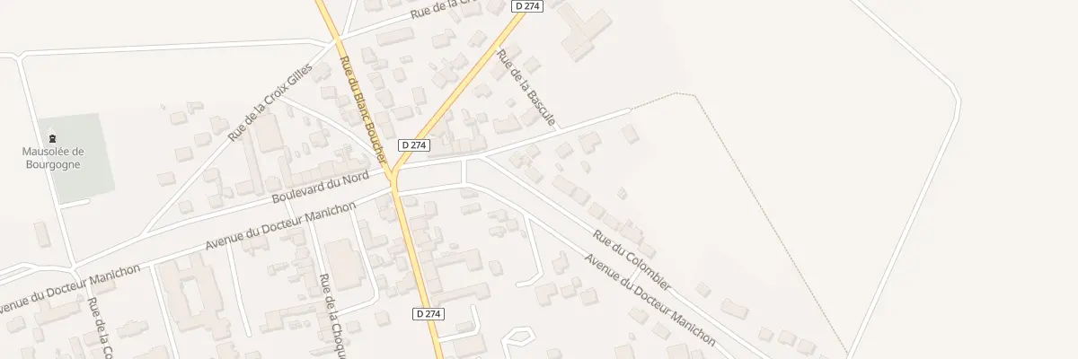 Plan du 4 Rue du Colombier à Bourgogne-Fresne