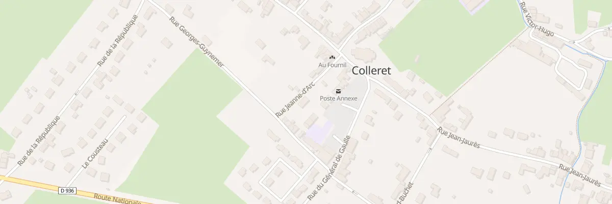 Plan du 11 Rue Jeanne d’Arc à Colleret