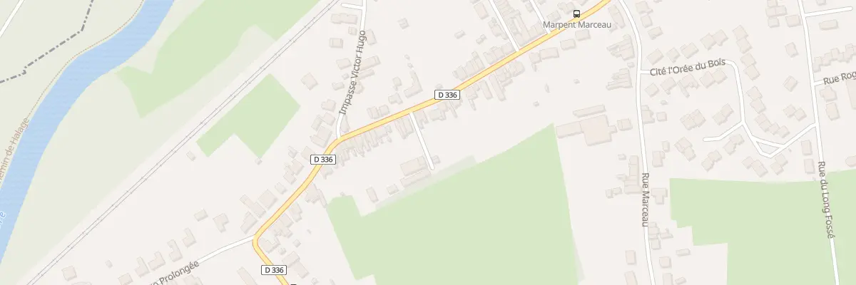 Plan du 95 Rue Victor Hugo à Marpent