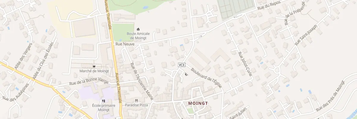 Plan du 10T Rue Centrale à Montbrison