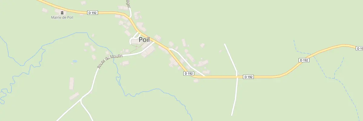 Plan du 10 Rte de Champrobert à Poil