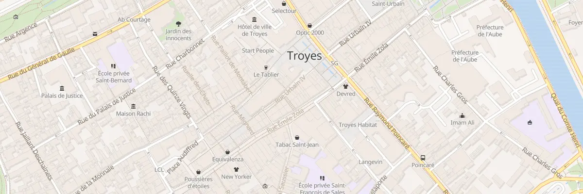 Plan du 73 Rue Urbain IV à Troyes
