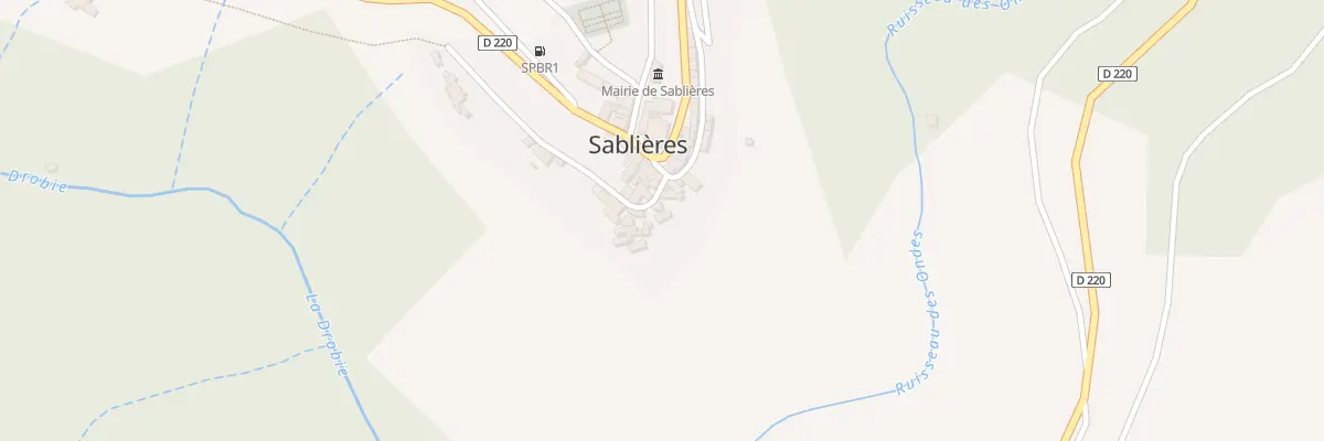 Plan du 5174 Le Village à Sablières