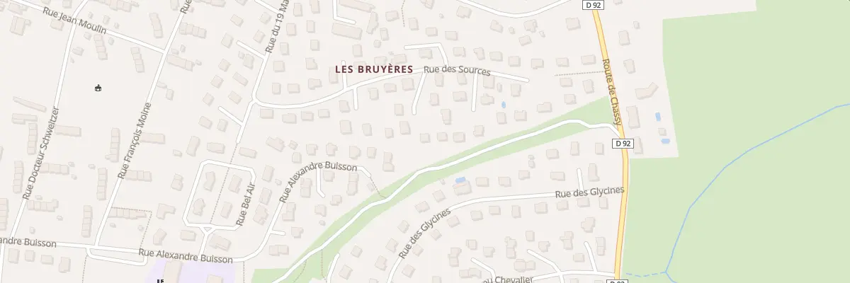Plan du 26 Rue des Sources à Gueugnon