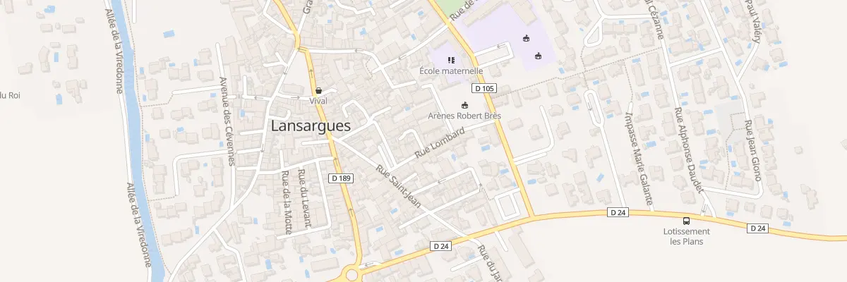 Plan du 1B Imp Figuerolles à Lansargues