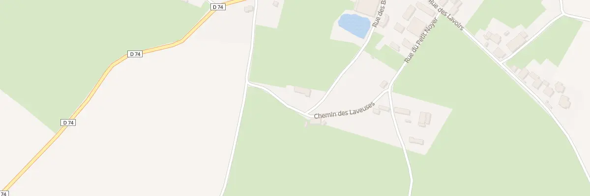 Plan du 1 Che des Laveuses à Morgny-en-Thiérache