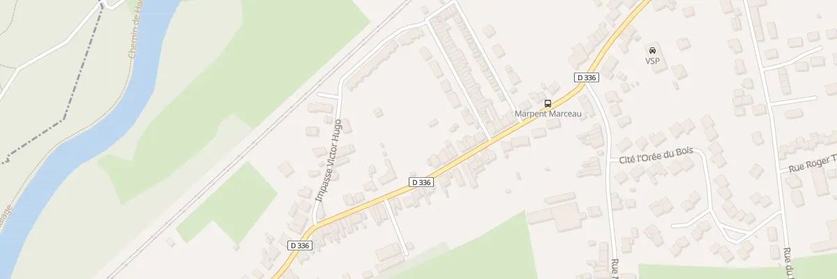 Plan du 96 Rue Victor Hugo à Marpent